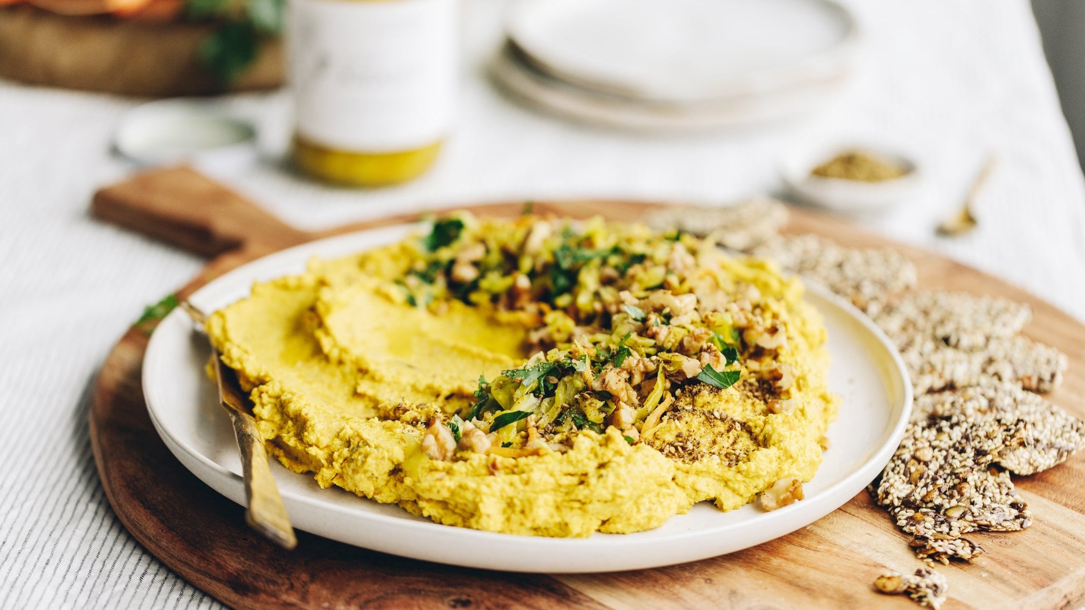 GOLDEN KRAUT CAULIFLOWER HUMMUS