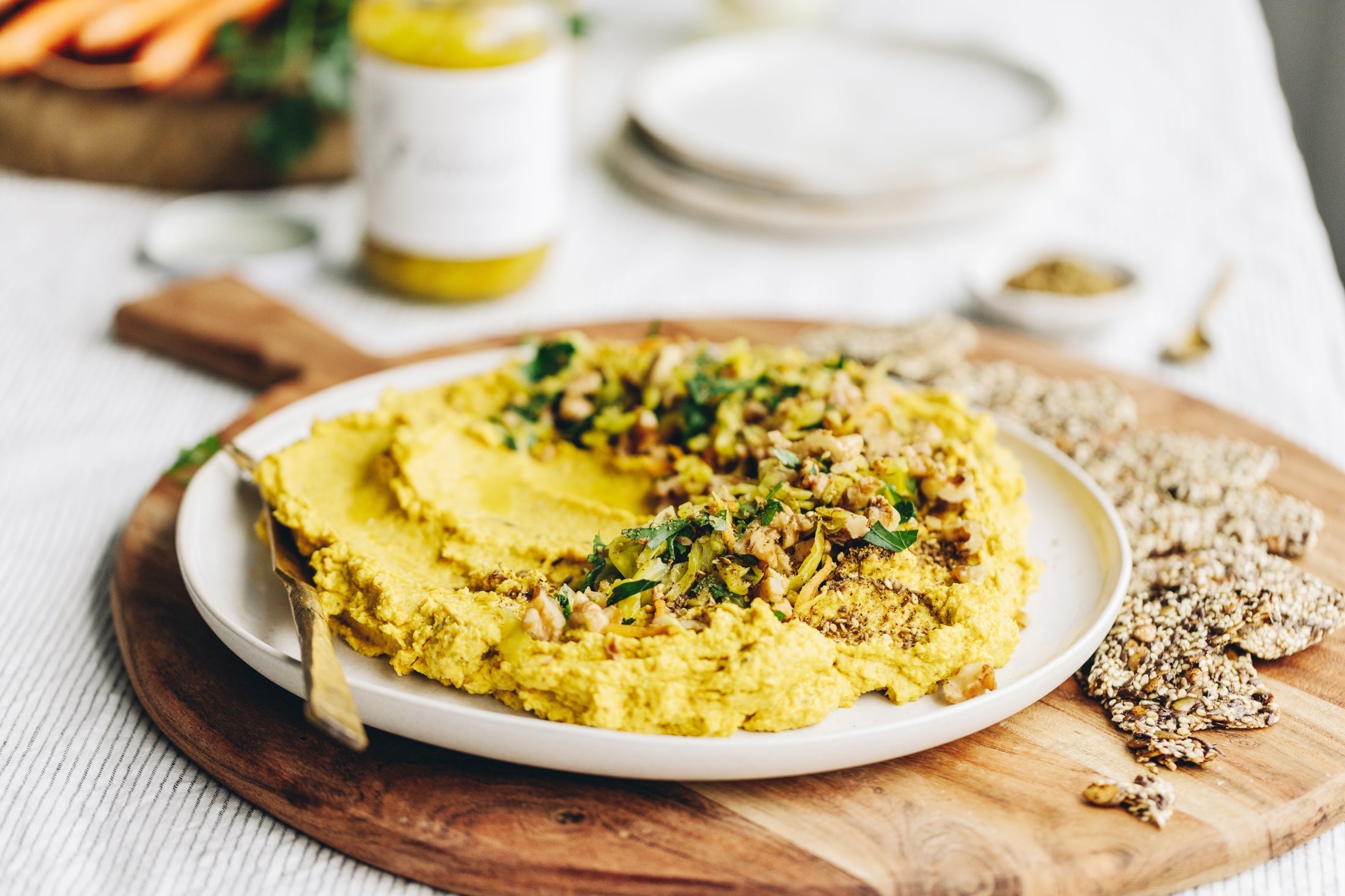 GOLDEN KRAUT CAULIFLOWER HUMMUS