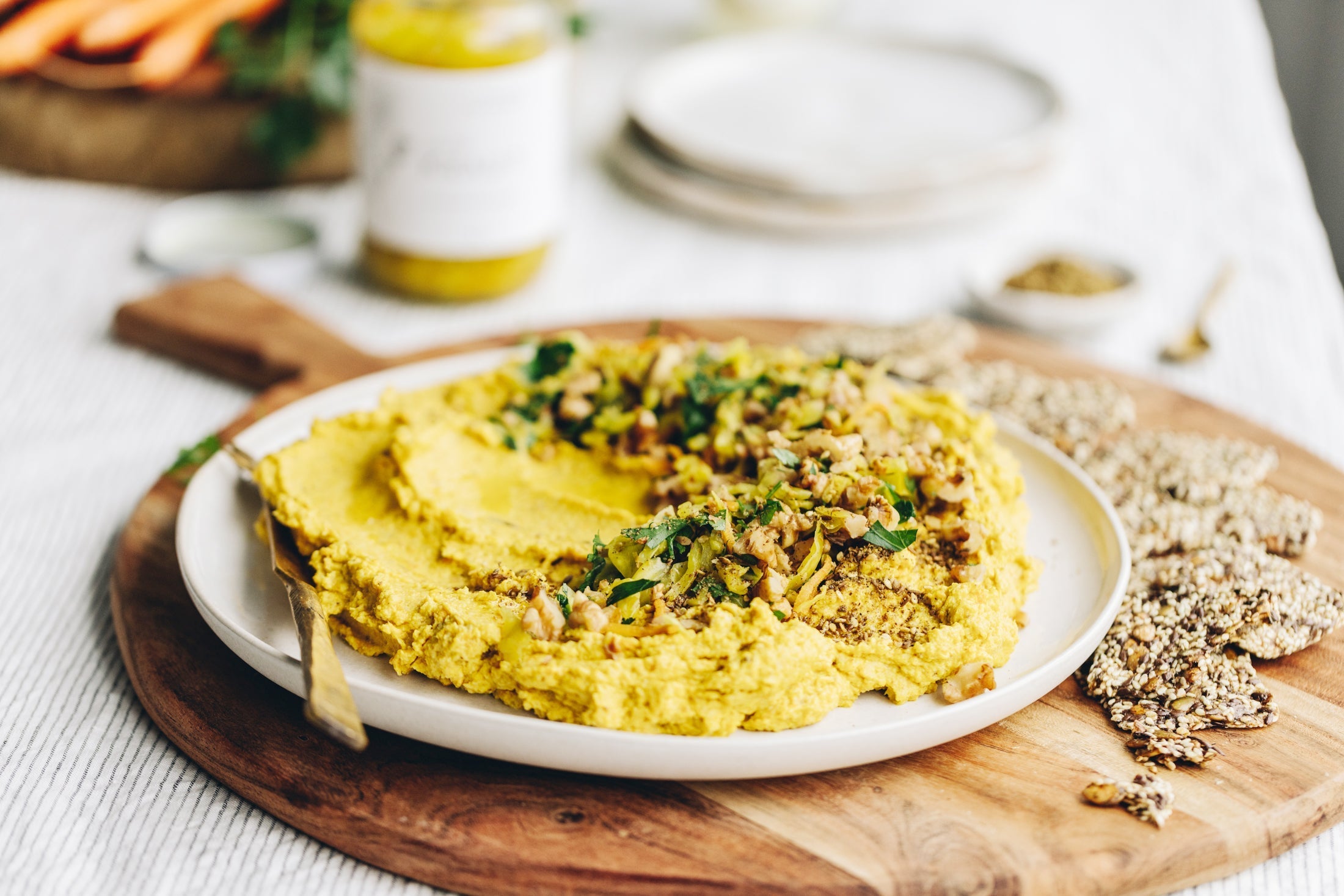 GOLDEN KRAUT CAULIFLOWER HUMMUS
