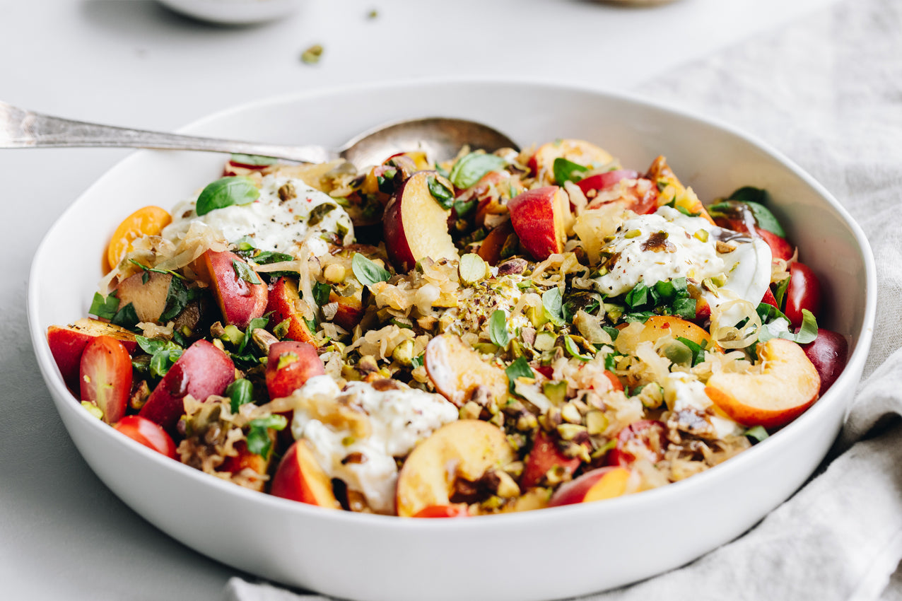 STONE-FRUIT AND KRAUT SALAD