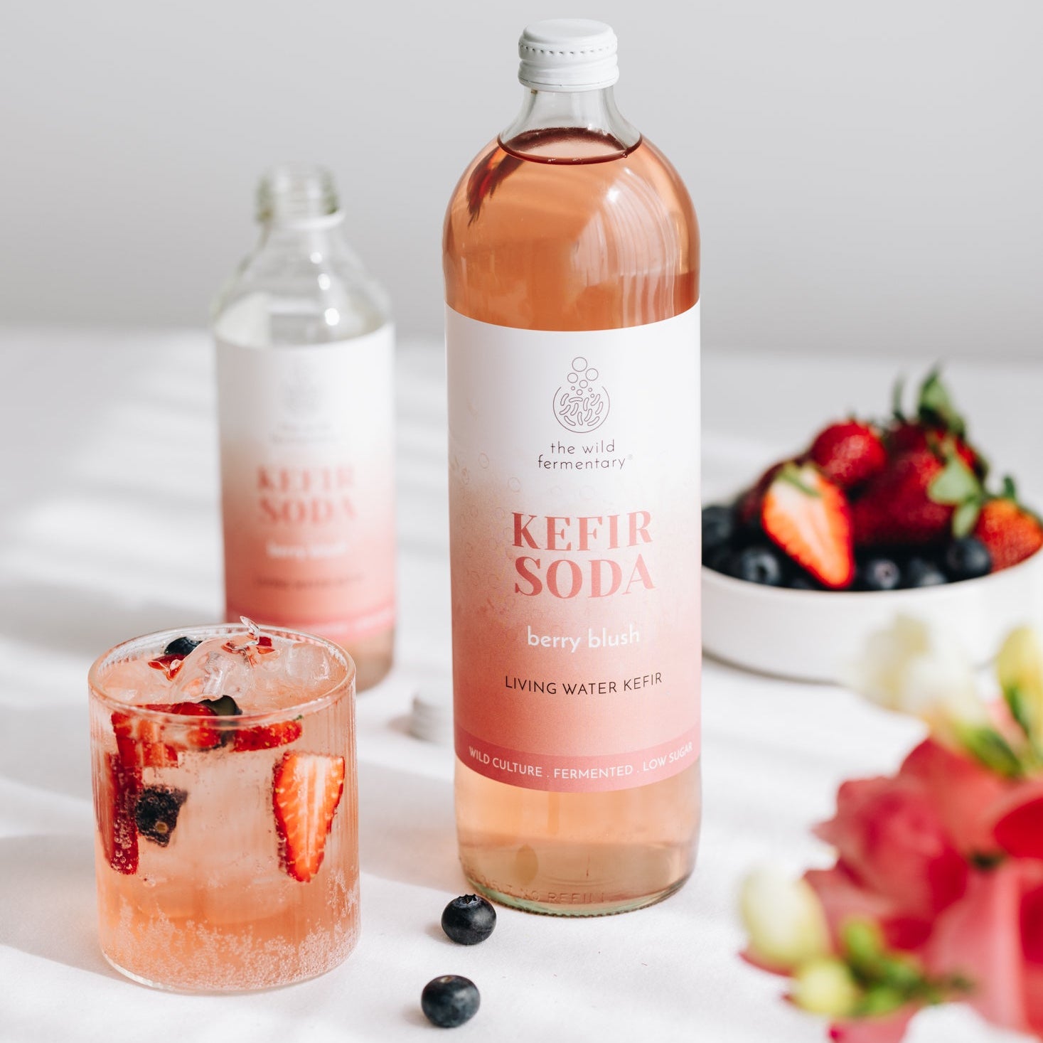Kefir Soda Berry Blush