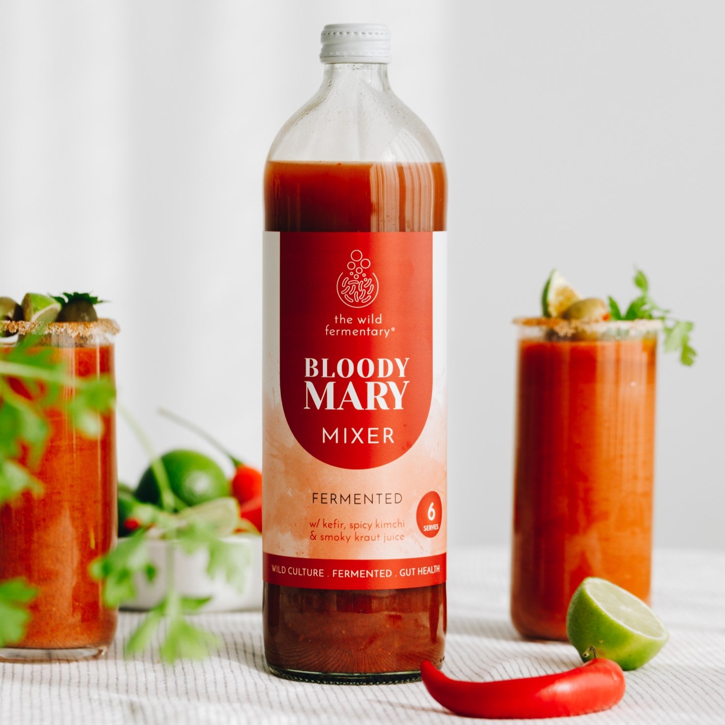 Bloody Mary Probiotic Mixer - 750ml (6 serve) - The Wild Fermentary