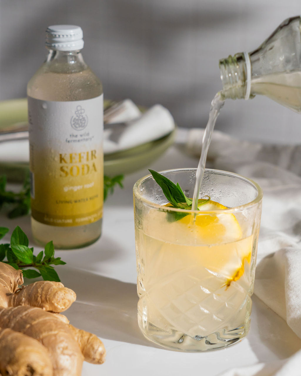 Kefir Soda Ginger Root